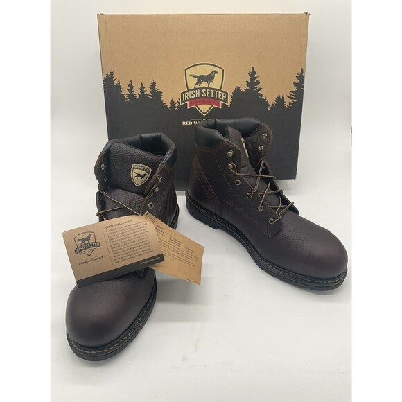 🥾Irish Setter 83604 Farmington Men’s 6” Boots W/ Aluminum Toe Size 12D 🥾 - Picture 7 of 10